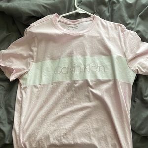 Pink Calvin Klein shirt